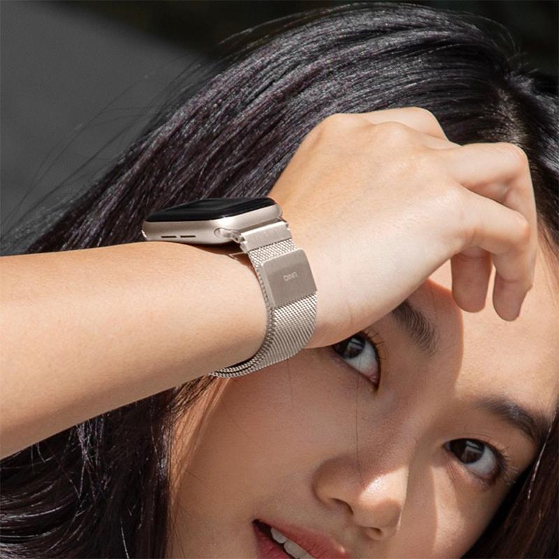 Apple Watch 38/40/41mm & 42/44/45mm 共用款 Dante不鏽鋼米蘭磁扣錶帶