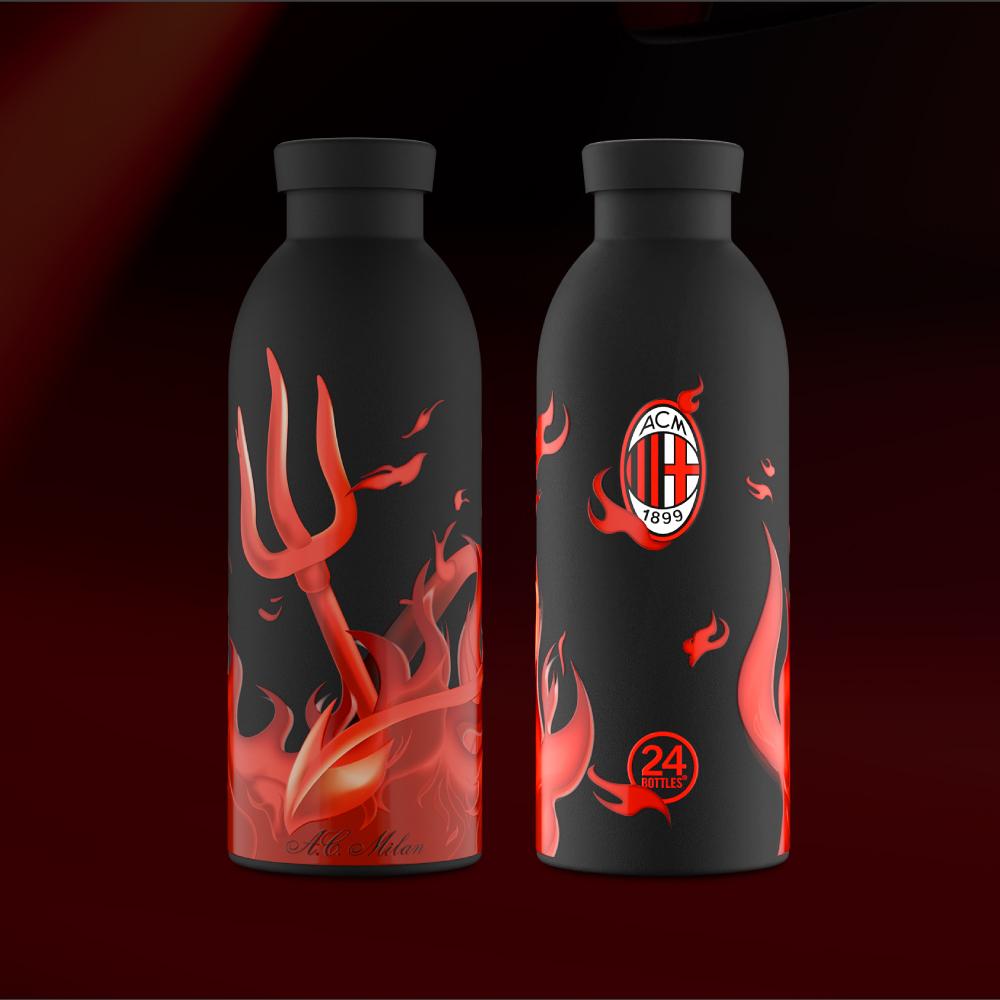 24Bottles 不鏽鋼雙層保溫瓶 500ml -  AC Milan 限量聯名款