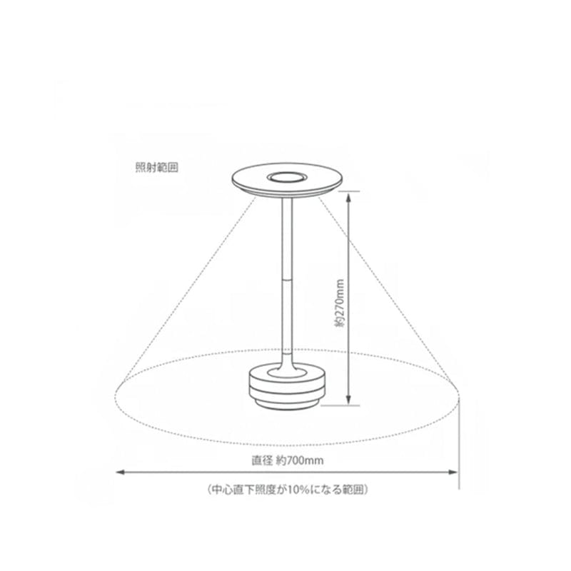 TURN Brass 無線桌燈 黃銅