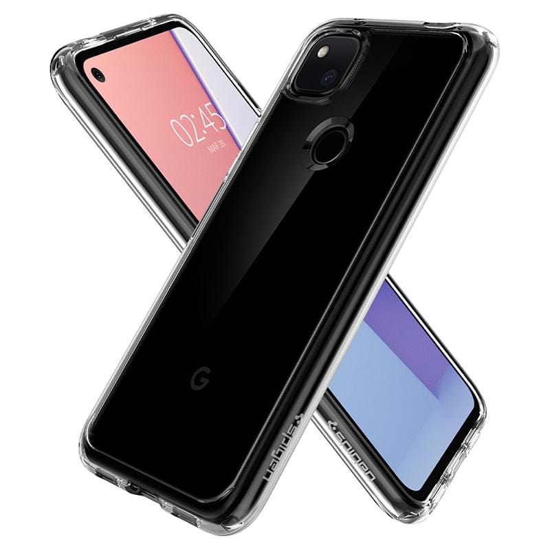 Spigen Pixel 4a Ultra Hybrid-防摔保護殼 (晶透/霧黑)