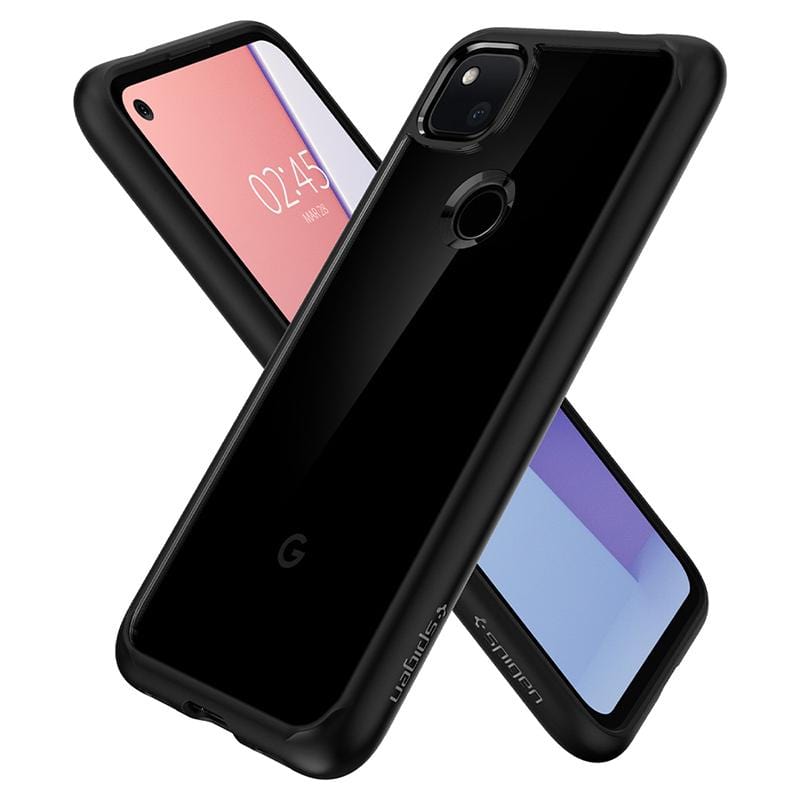 Spigen Pixel 4a Ultra Hybrid-防摔保護殼 (晶透/霧黑)