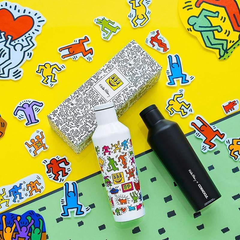 【設計師聯名】三層真空易口瓶/保溫瓶 Keith Haring 470ml   派對/堆疊人物