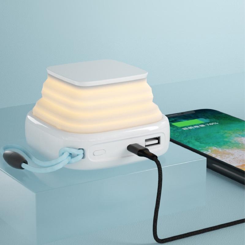 PopCandle小夜燈無線充電支架行動電源(PD快充10000mAh)(SPX02W-T)