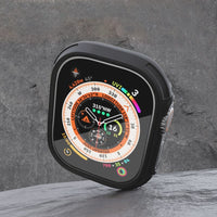 Apple Watch Ultra 49mm Quattro Max軍規保護殼+保護貼套組(附貼膜神器)