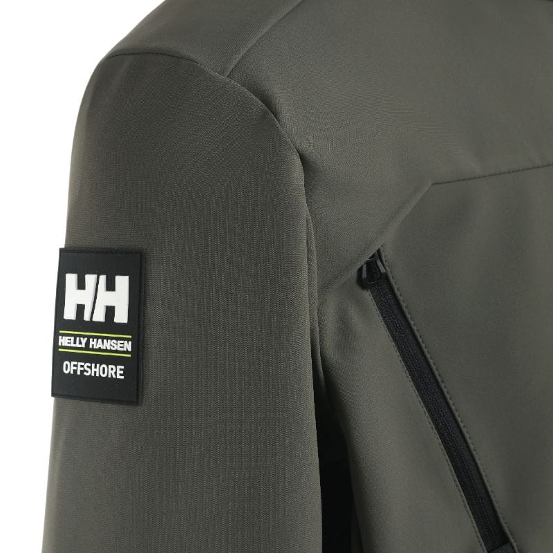 HELLY HANSEN Offshore 專業級三層防水軟殼夾克 軍綠/男