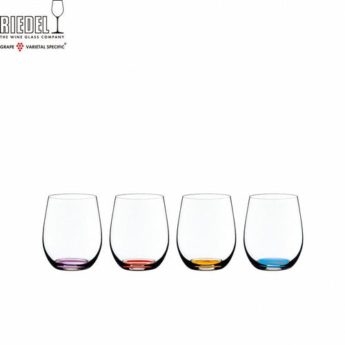 Riedel Happy O VOL. 2 彩色派對杯-4入(土耳其藍/紫/紅/橘)