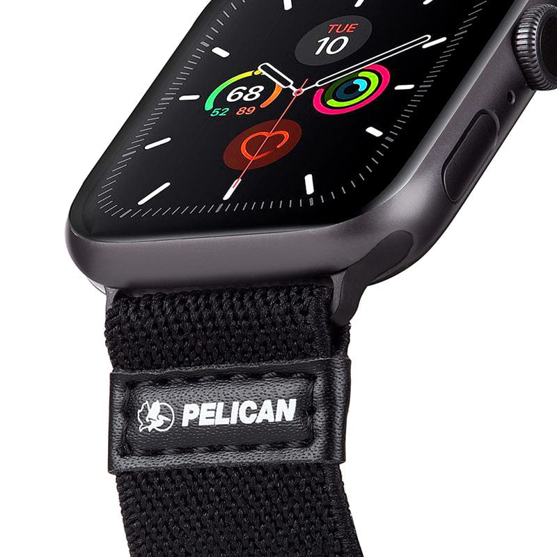 美國 Pelican 派力肯 Apple Watch 42-49mm 1-8代/SE/Ultra Protector 保護者NATO錶帶 - 黑色